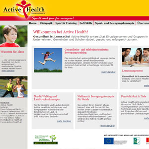 Webseite Erfolgsstory: Active Health